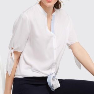 🚨 LAST CHANCE. CLOSING 9.16 🚨 Draper James Bow Sleeve Button Up Top